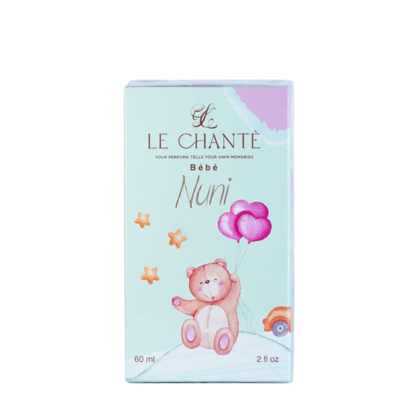 Nuni Perfumed water with a powdery, musky scent